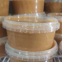 کره بادام زمینی طبیعی نیم کیلویی گرفته شده از بادام زمینی آستانه