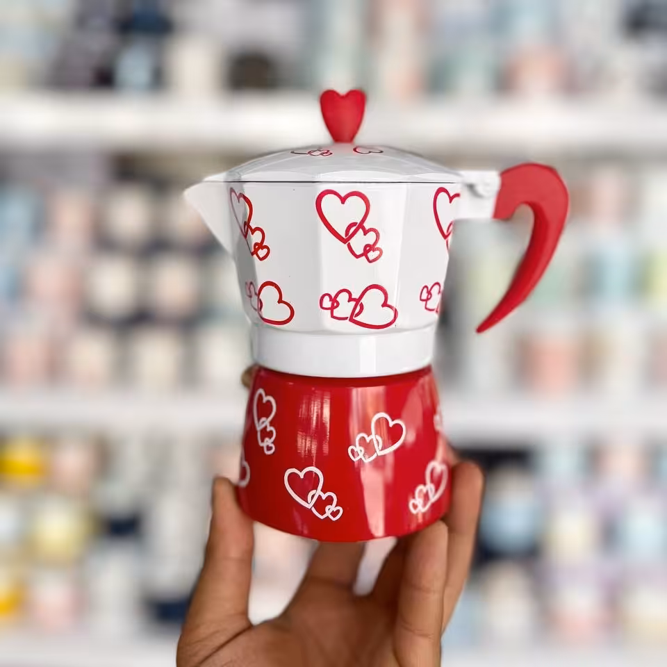 موکاپات دو کاپ یا 2 کاپ طرح قلبی