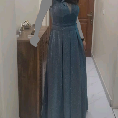 پیراهن مهمانی زنانه ساتن مدل مجلسی