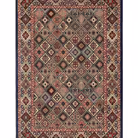 گلیم ماشینی9 متری(3.5-2.5)-هشت رنگ-طرح محراب اسپرت دستار-ارسال پس کرایه