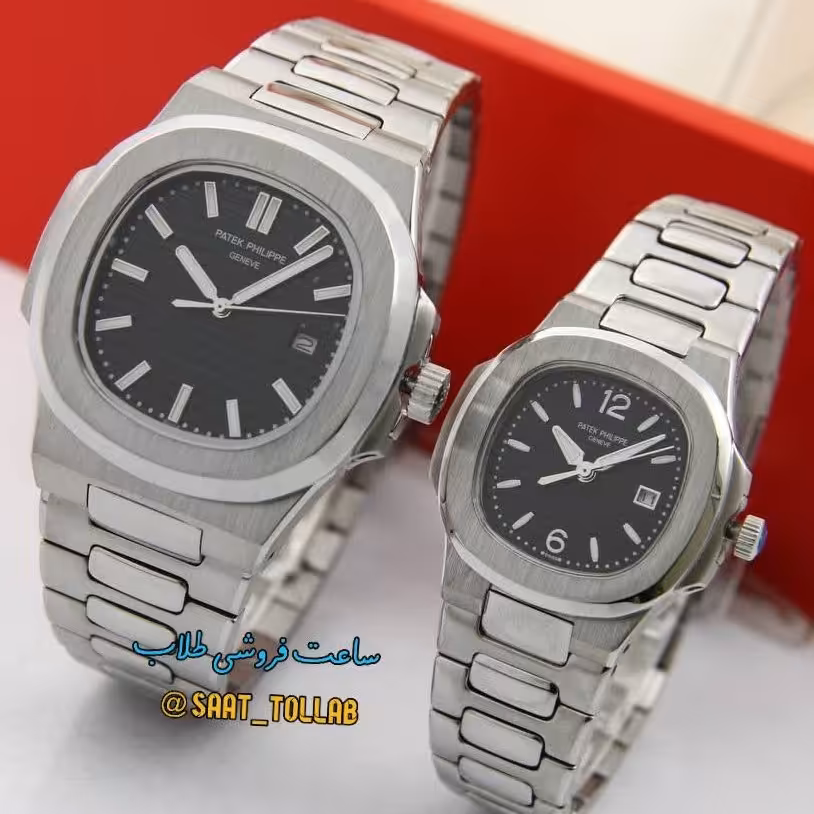 ساعتمچی ست مردانه و زنانه پتک فیلیپ جنس بند استیل patak philippe
