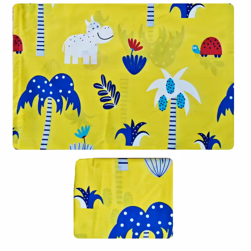 سرویس ملحفه مدل اسب آبی یکنفره 2تکه صورتی 