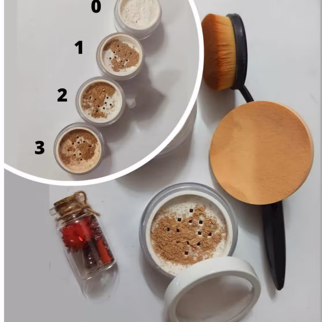 پودر فیکس طبیعی در 4 تم