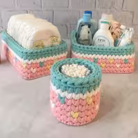 ست باکس تریکو  مدل قلب  سه تکه کفی چوبی 