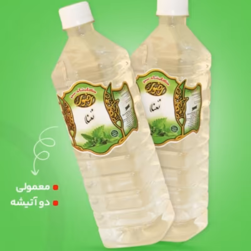عرق نعنا ممتاز دو آتیشه(یک لیتری)