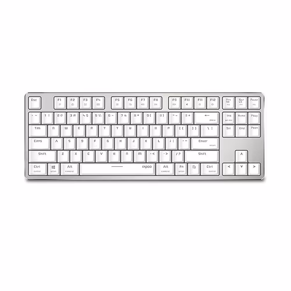 قیمت و خرید کیبورد باسیم مکانیکال رپو مدل MT500 White | یاس ارتباط