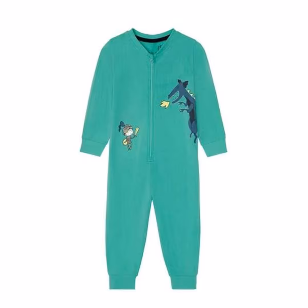 سرهمی پسرانه لوپیلو شب تاب زیپی و نخی و راحت سایز  4 تا 6 سال قد کودک 110 تا 116