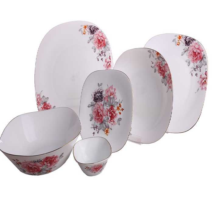 سرویس 6نفره اوپال مقصود طرح اینتیمینی فیروزه ای