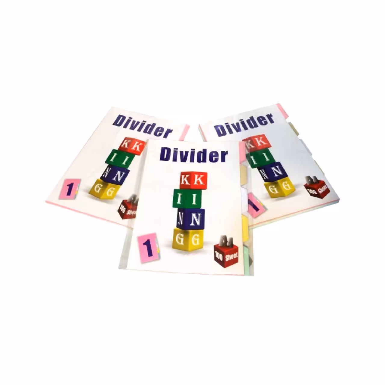 دیوایدر 5 رنگ مدل COVERMAX تعداد 100 عددی