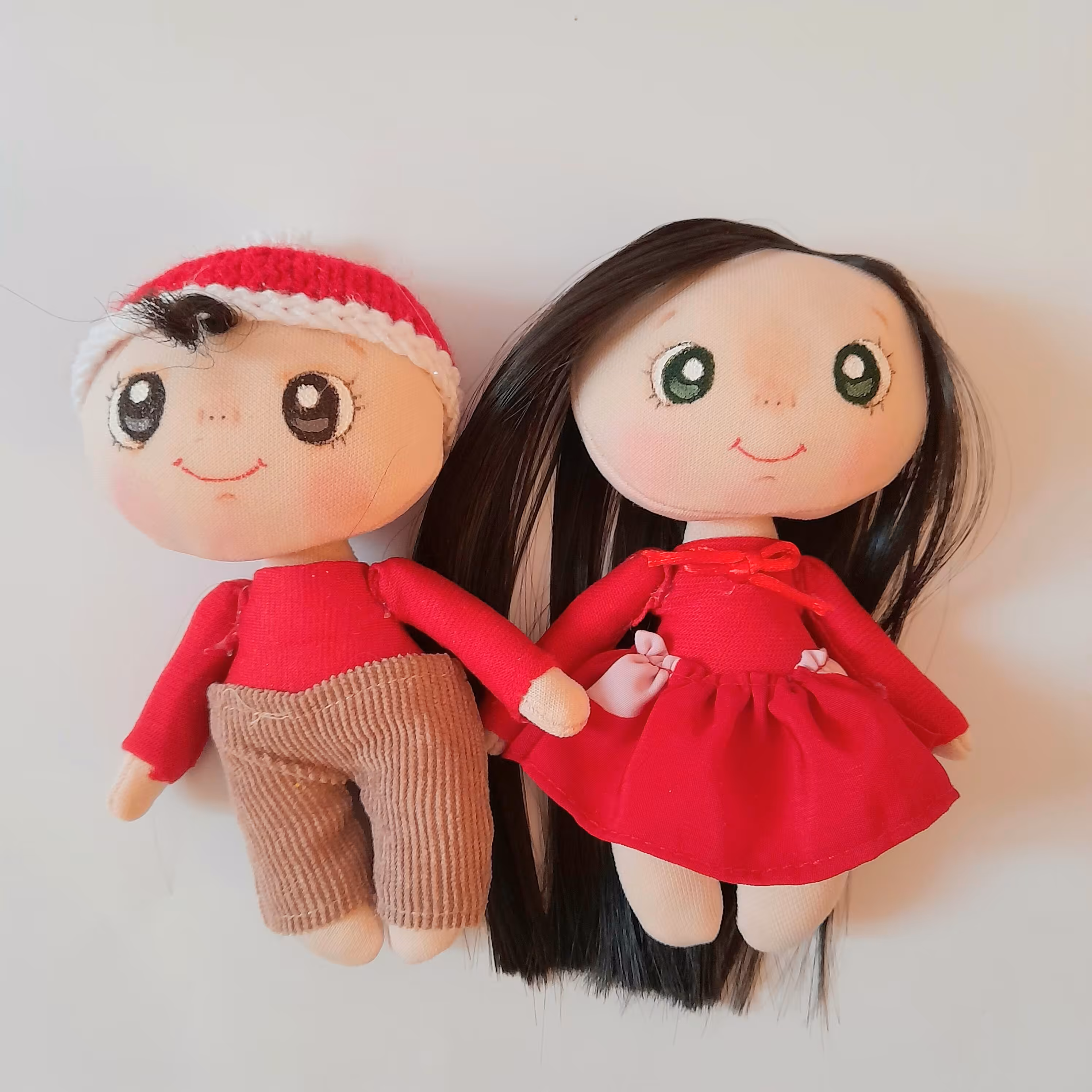 عروسک کوچک دختر و پسر ست ولنتاین