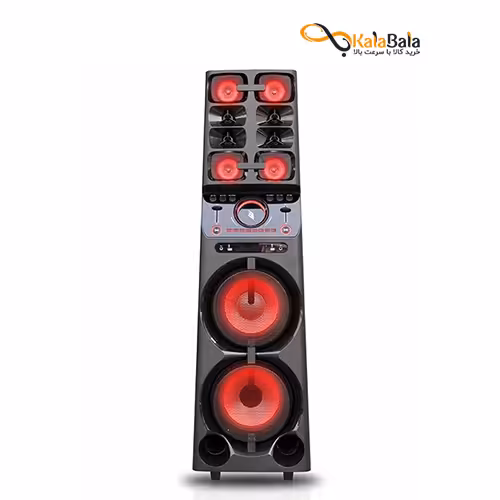 اسپیکر بی‌سیم تسکو مدل TS 1020DJ با میکروفون – صدای حرفه‌ای