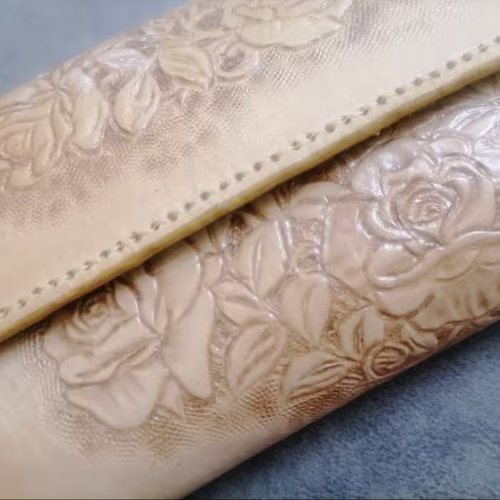 کیف چرم طبیعی دست دوز