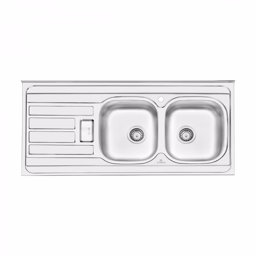سینک نیمه فانتزی روکار پرنیان استیل مدل  PS 2101