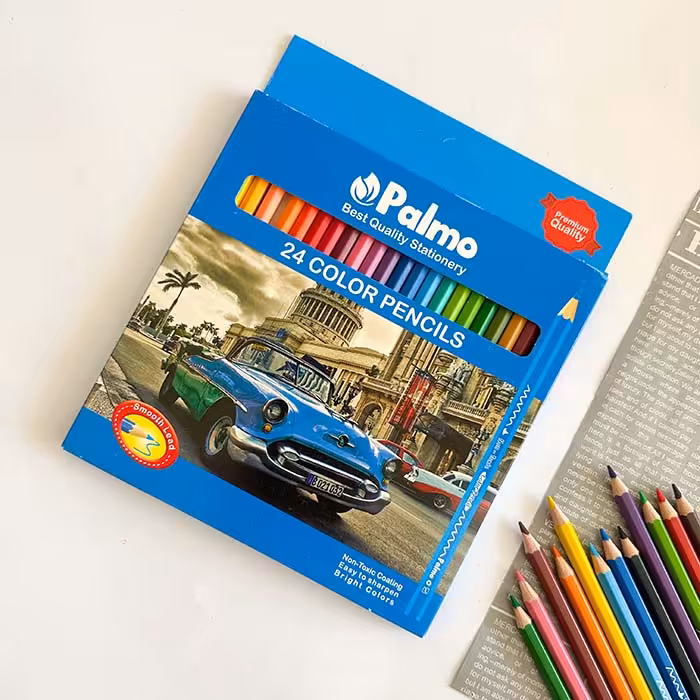 مدادرنگی24رنگ مقواپالمو