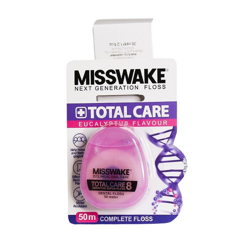نخ دندان میسویک misswake مدل total care طول 50 متر