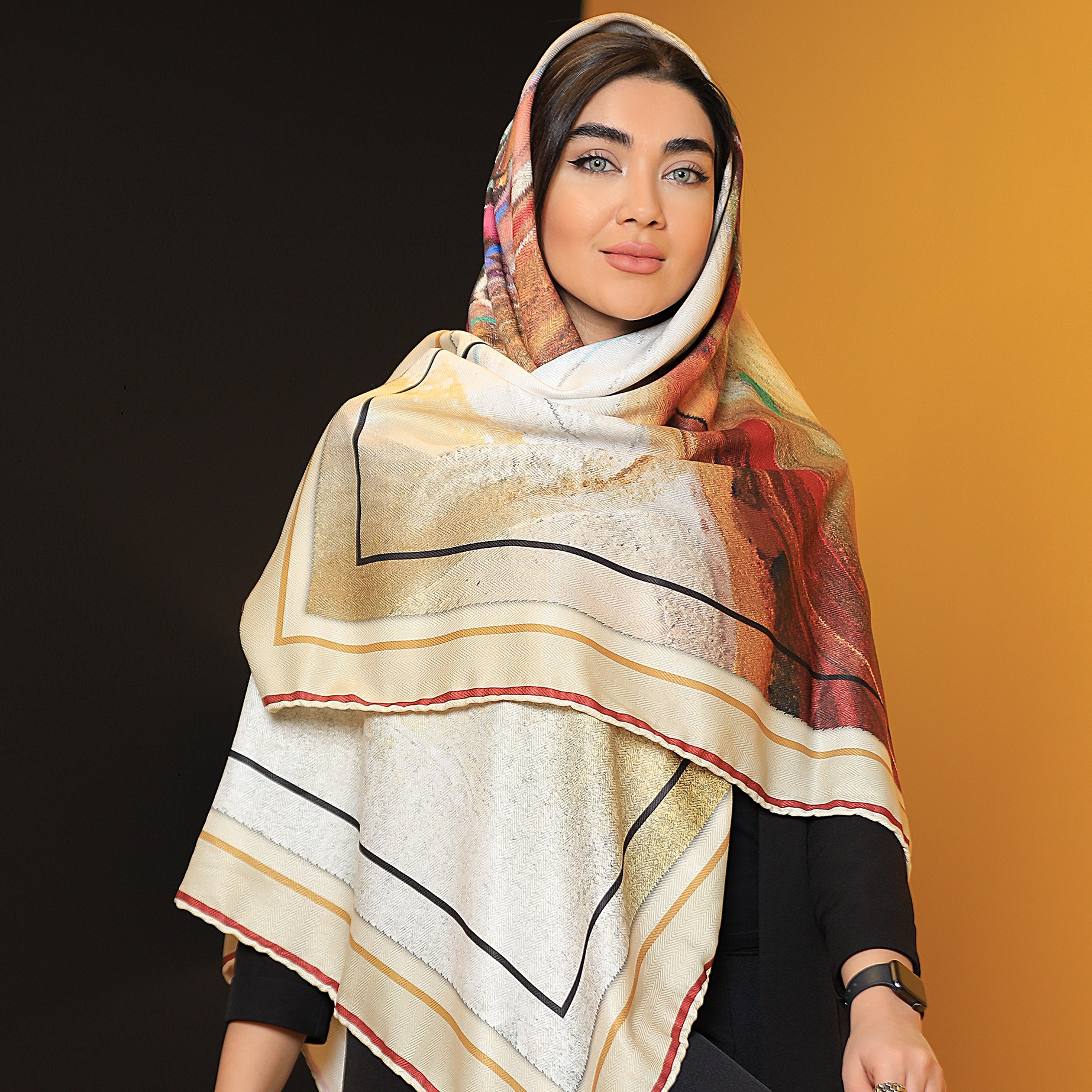 روسری کرم کد 2025