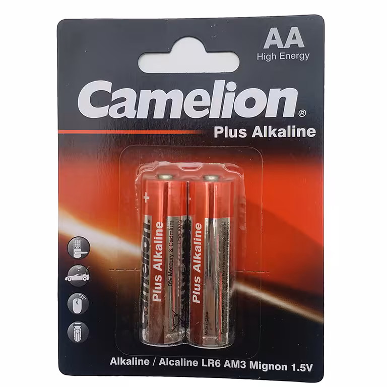 باتری قلمی 1.5V کملیون Camelion Plus Alkaline مجموعه 2 عددی