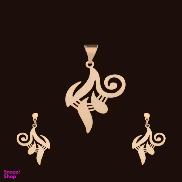 نیم ست طلا 18 عیار زنانه سانا گالری کد D9960