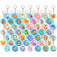 جاکلیدی خندالو مدل حیوانات کیوت و بامزه کد 73 مجموعه 50 عددی