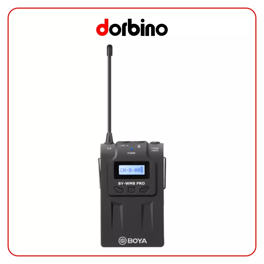 میکروفون بویا BOYA BY-WM8 Pro-Kit 2 Microphone - فروشگاه دوربین دوربینو
