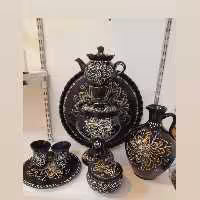 سماور سیاه نقطه کوبی