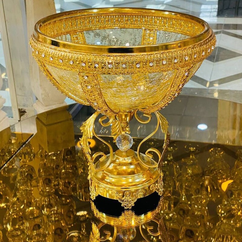 سرویس پذیرایی4تیکه شیشه ترک طرح اماراتی