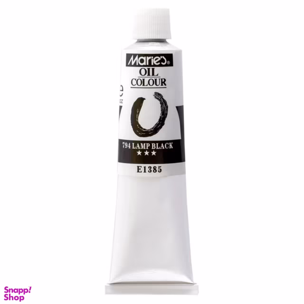 رنگ روغن ماریس کد Lamp Black 794 حجم 50 میلی لیتر