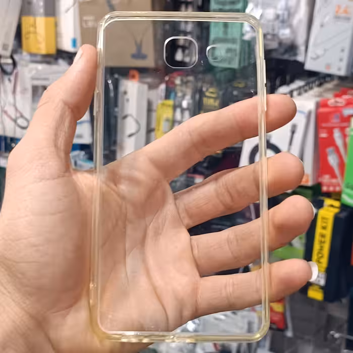 قاب گارد کاور Samsung j7 max شفاف شیشه ای سامسونگ جی هفت مکس