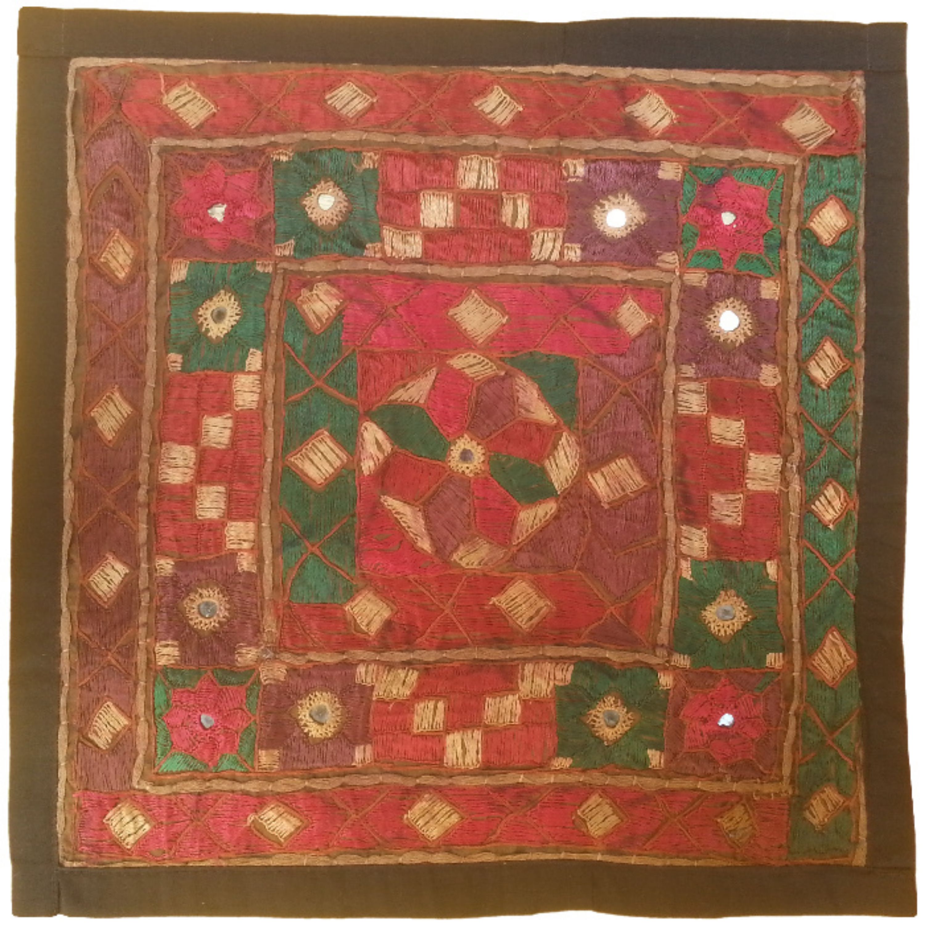 وسط میزی کوچک عسلی سوزن دوزی کد QUSOOZ67