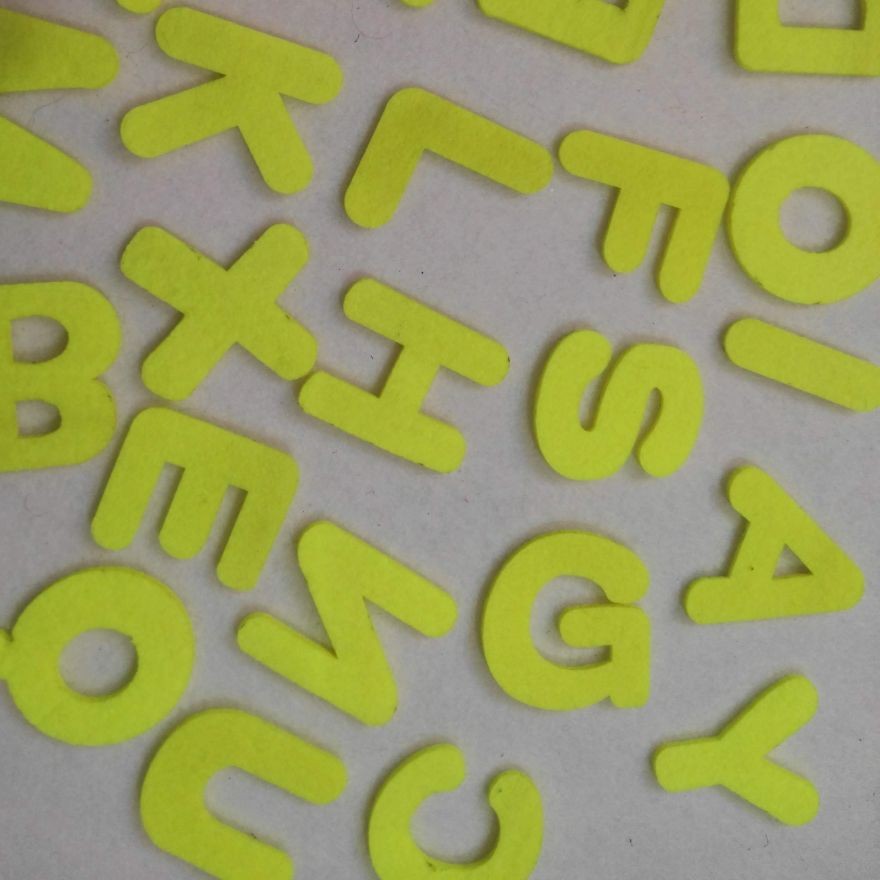 حروف انگلیسی ده سانتی مناسب گیفت ها 