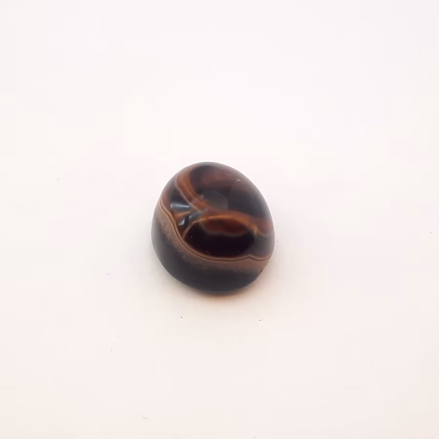 نگین انگشتری کلکسیونی عقیق سلیمانی کد ت490 مناسب ساخت زیورالات