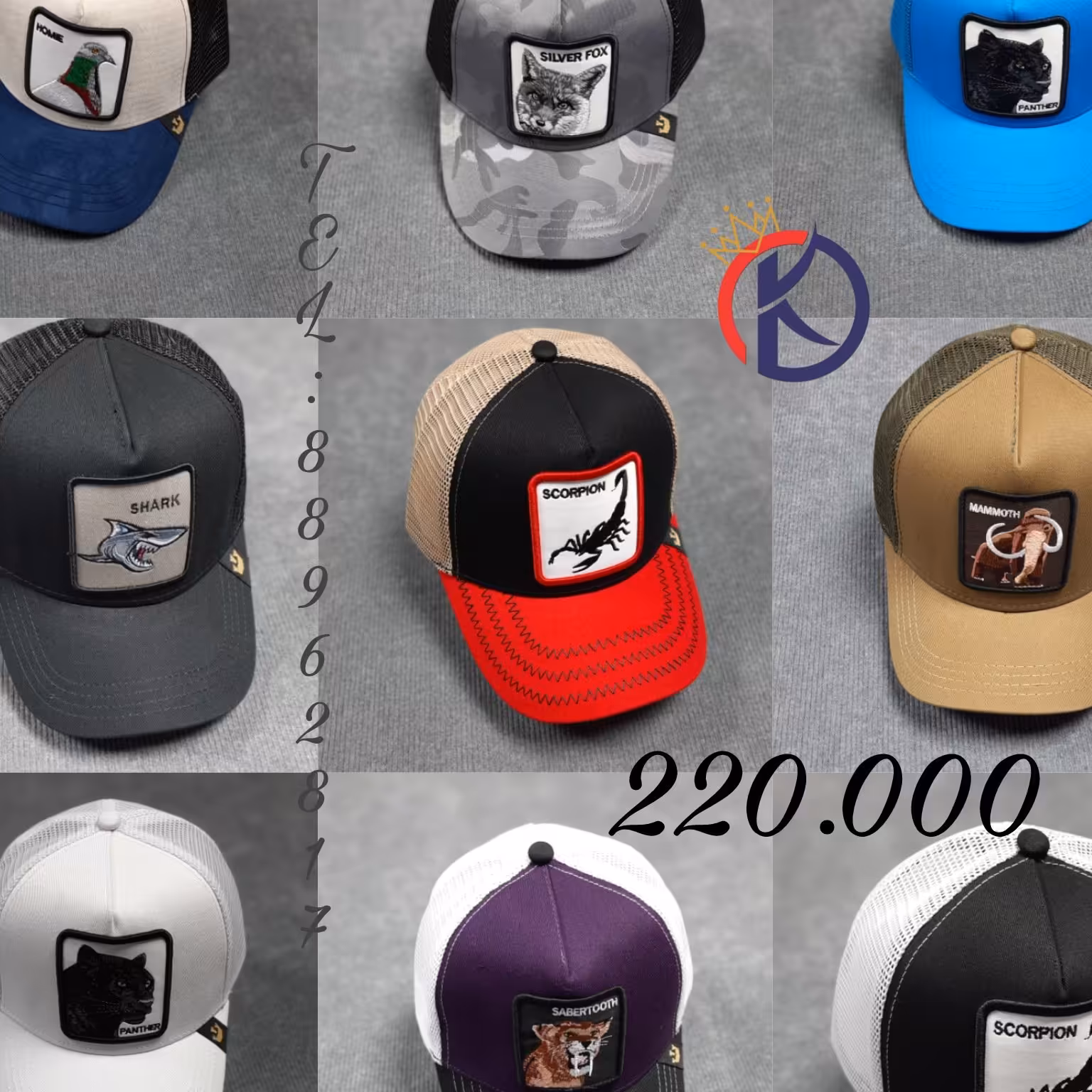 کلاه پشت توری گورین درجه یک اعلا وارداتی دارای ریگلاژ