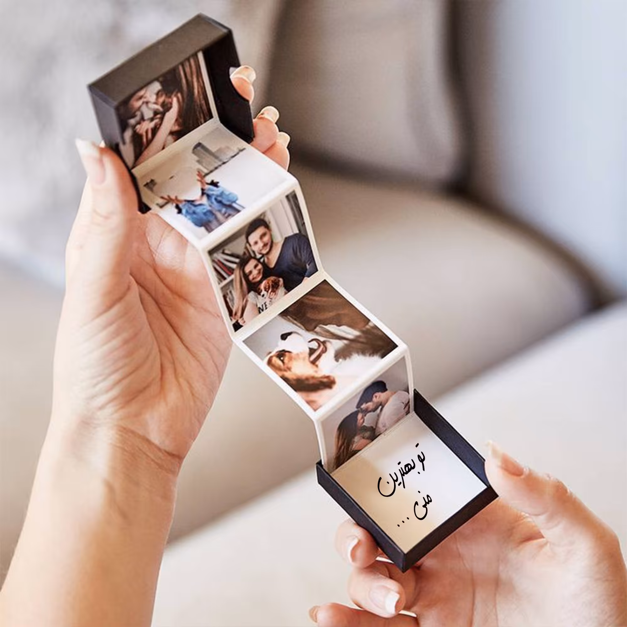 جعبه خاطرات سایز 9در9 سانتیمتر