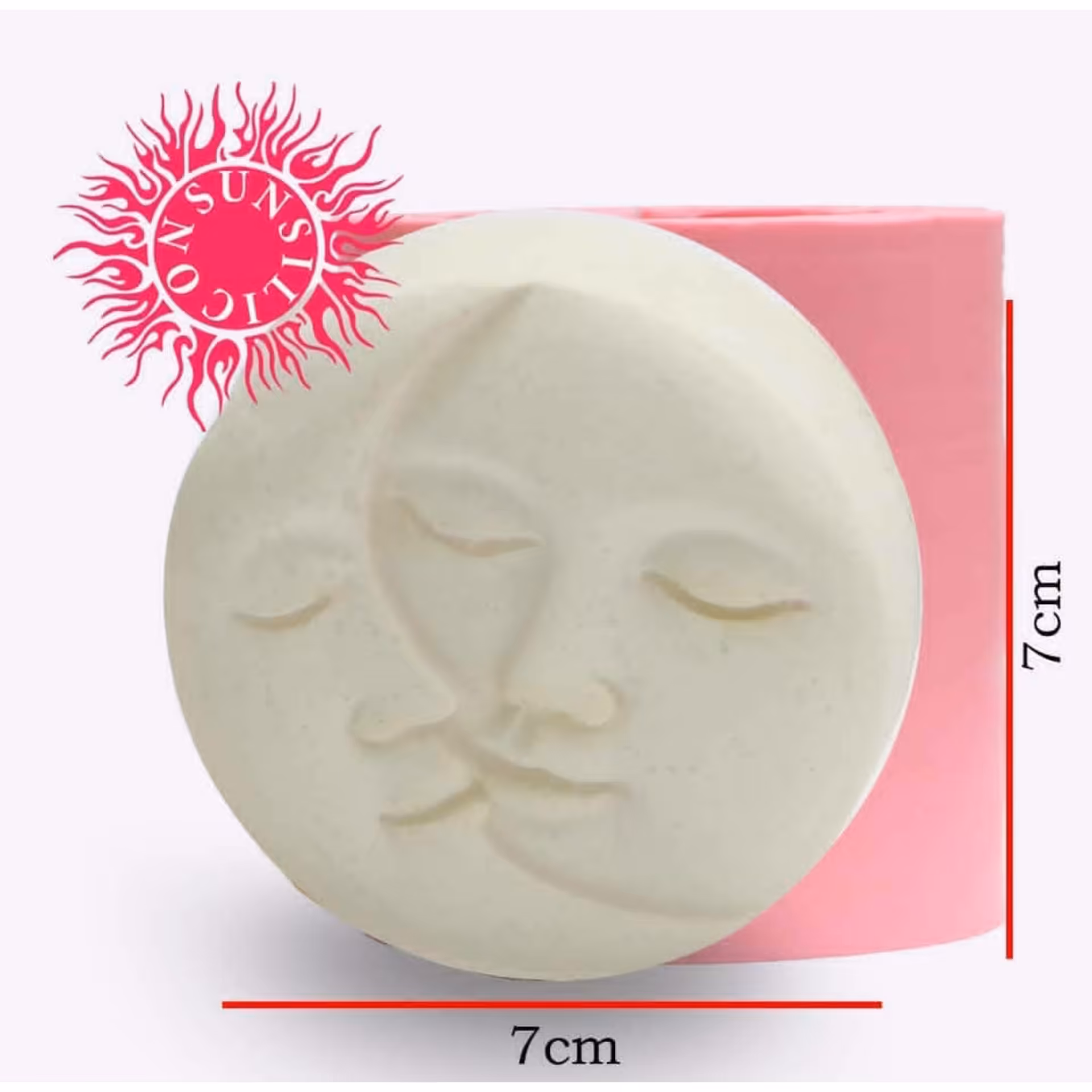 قالب سیلیکونی  ماه و خورشید 