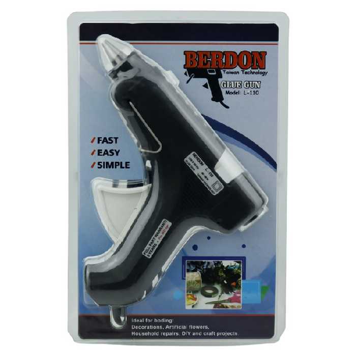 تفنگ چسب حرارتی تایوانی دستگاه چسب تفنگی بردون بزرگ Berdon L-110 60W 