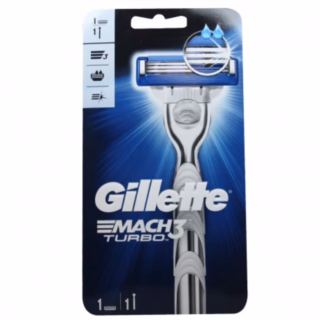 خودتراش مچ تری توربو ژیلت به همراه یک یدک
