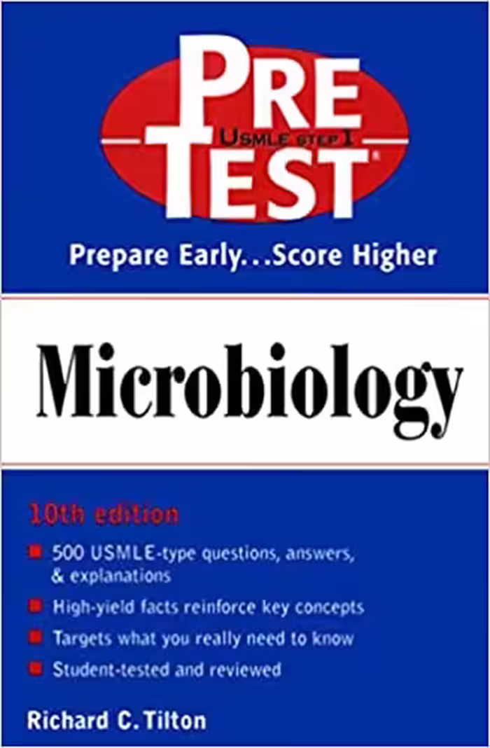 󾕇 دانلود کتاب Microbiology - Pretest Self-Assessment And Review, 10th ed, 2001 - دانلود کتاب های دانشگاهی