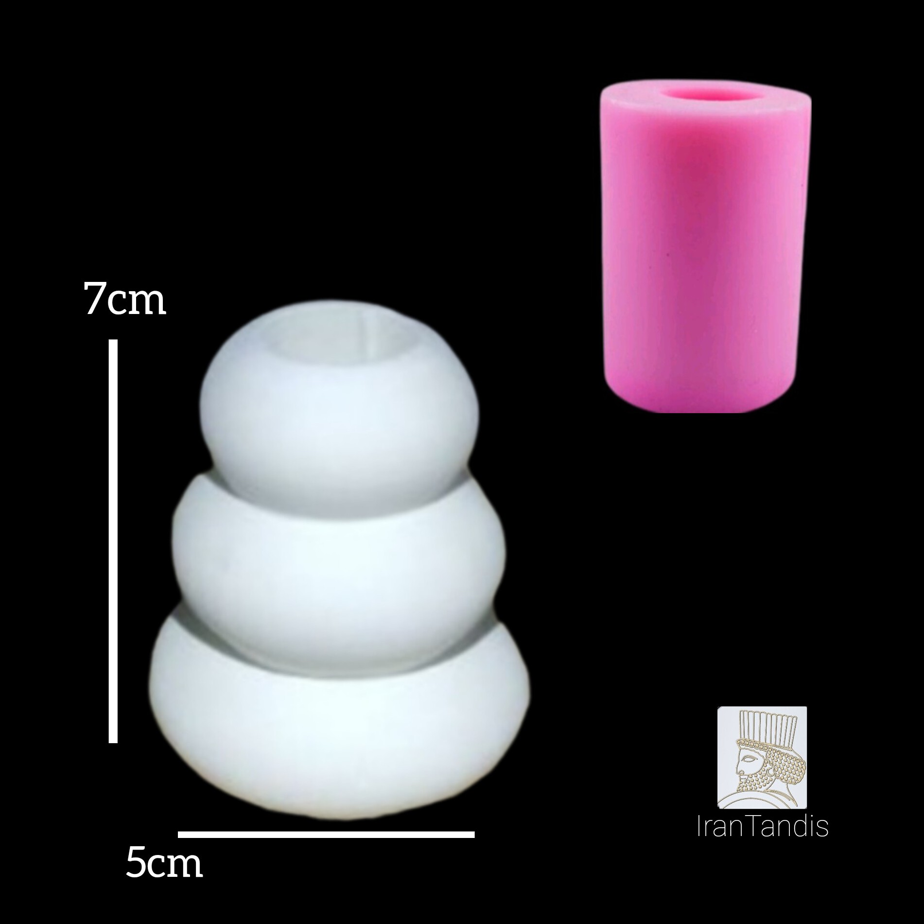 قالب سیلیکونی جاشمعی قلمی 