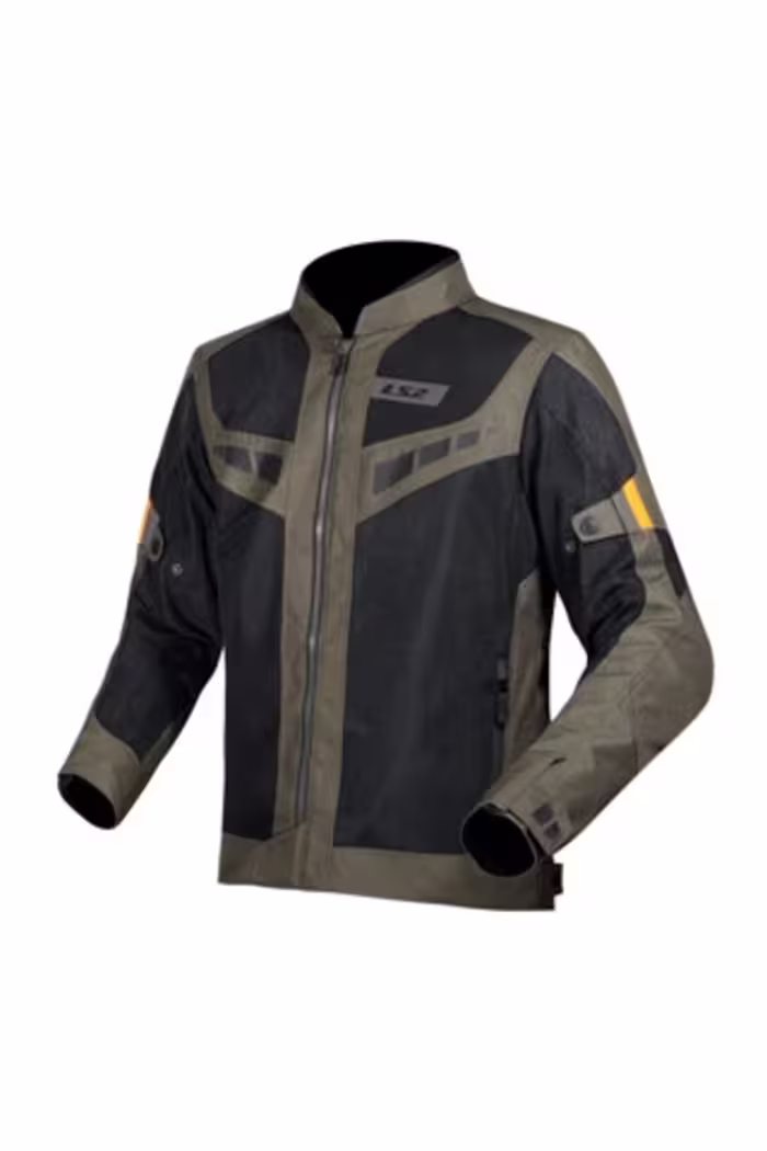 کاپشن موتورسوار سبز مردانه تیغه AIR خاکی COAT XL LS2