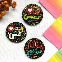 مگنت یخچال سفالی نقاشی دست 