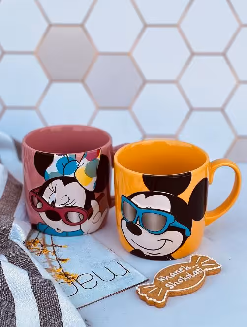 ماگ دیزنی میکی و مینی عینکی