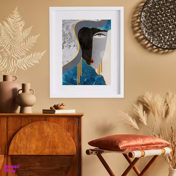 تابلو مدل کوبیسم طرح چهره کد 974