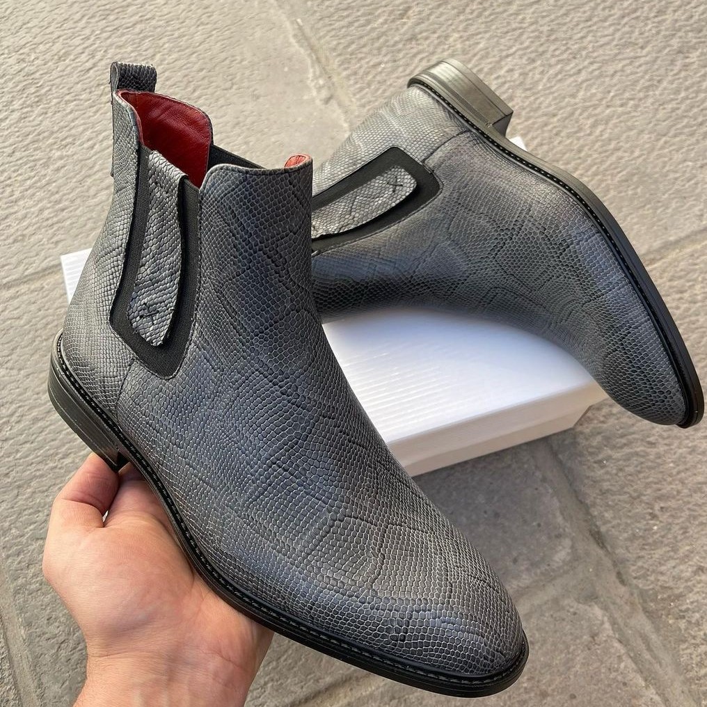 نیم بوت تمام چرم کار خاص و بی نظیر از تولیدی کفش چرم تبریز