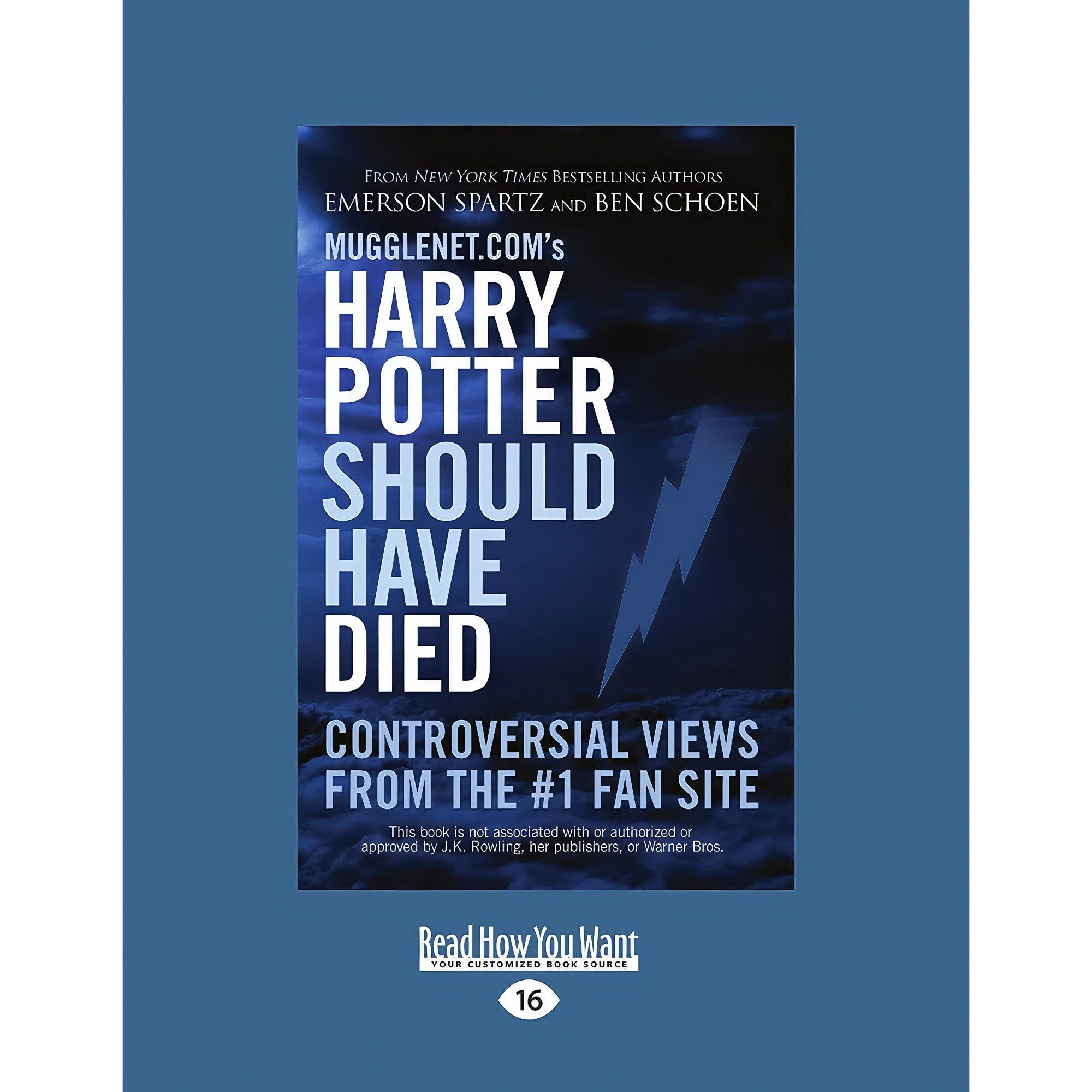 کتاب زبان اصلی Mugglenetcoms Harry Potter Should Have Died اثر Emerson Spartz