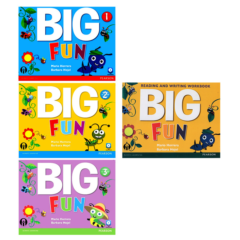 کتاب Big Fun اثر Mario Herrera And Barbara Hojel انتشارات الوندپویان 4 جلدی