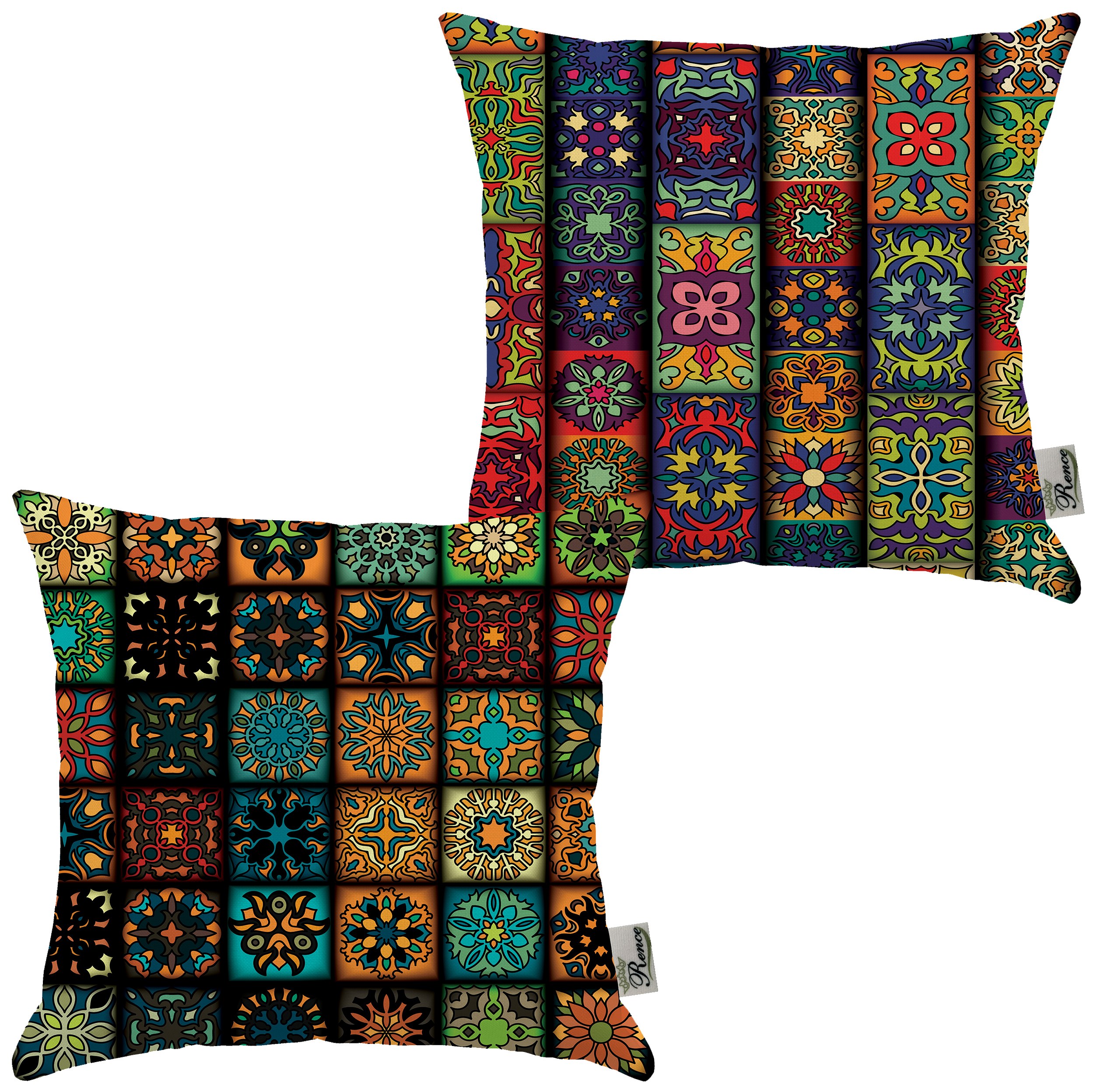 کاور کوسن مخصوص مبل صندلی راحتی نشیمن جفتی سایز 43 در 43 مدل C21-75-76 شرکت رنس