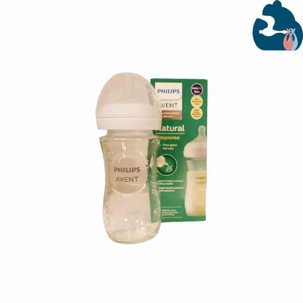 شیشه شیر نچرال پیرکس اونت 240 میلی لیتر ریسپانس avent