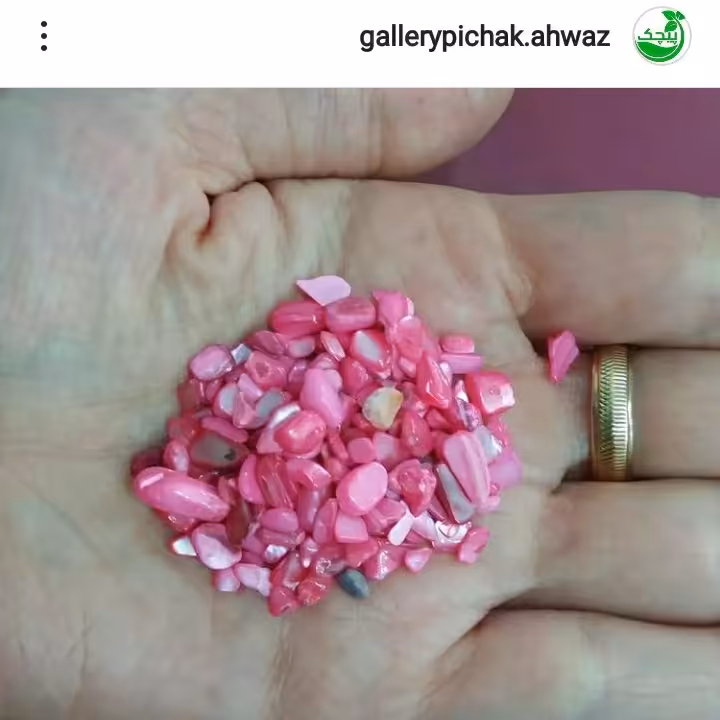 سنگ صورتی.مناسب زیورالات