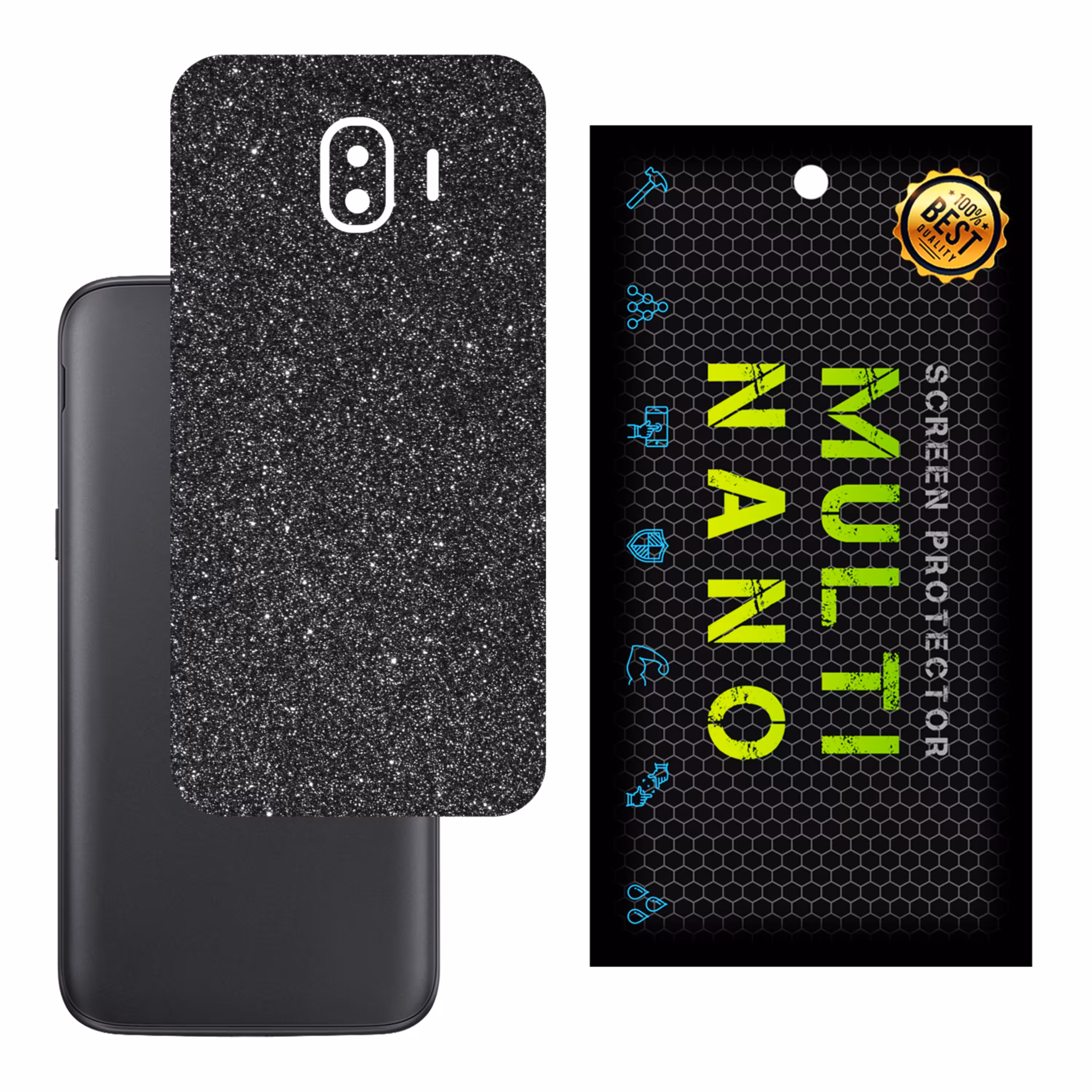 برچسب پوششی MultiNano مدل X-G1F-Gray برای پشت موبایل سامسونگ J2 Pro 2018
