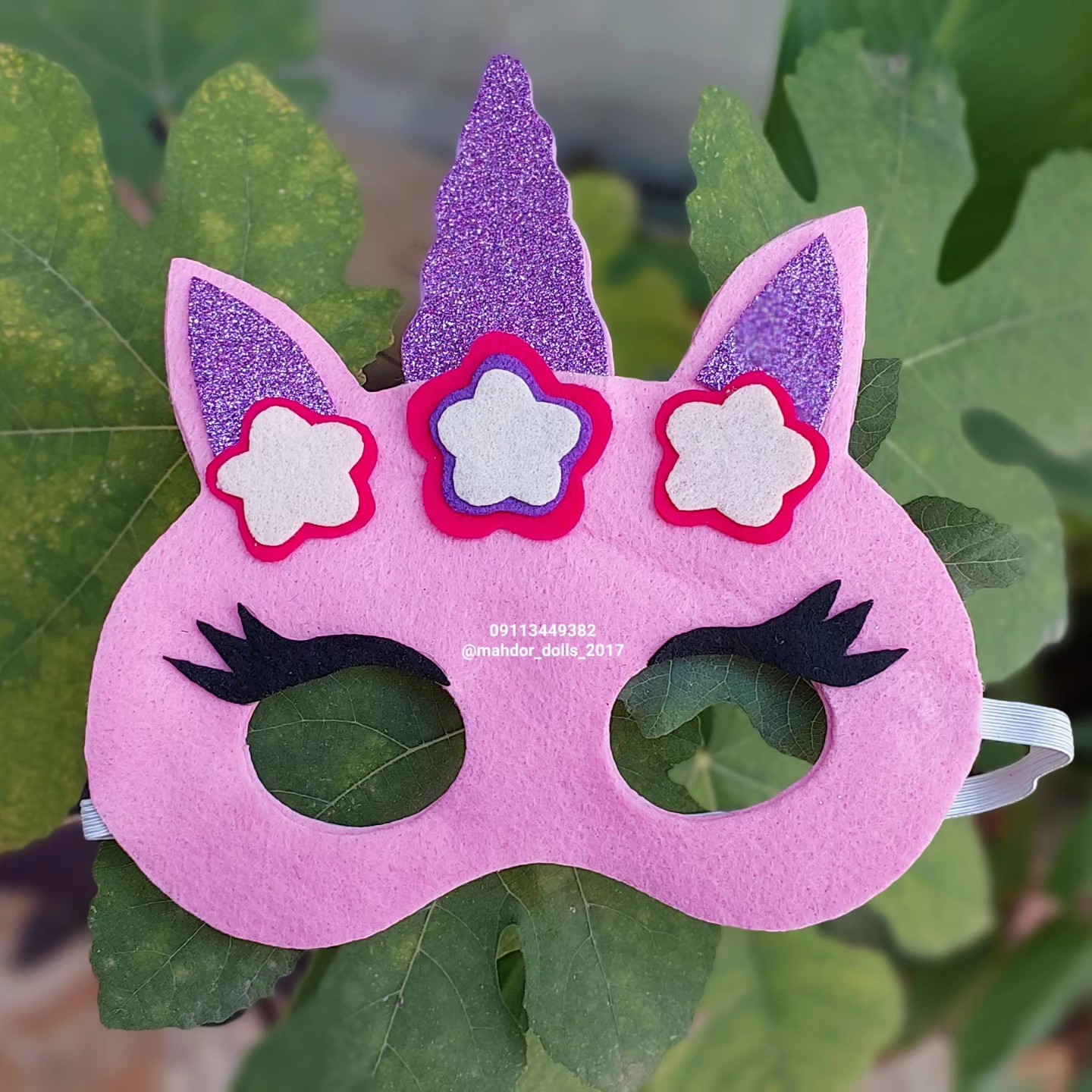 ماسک یونیکورن نقاب یونیکورن ماسک تک شاخ نقاب تک شاخ